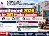 KEA Recruitment 2026: 247 Principal Vacancies in Karnataka