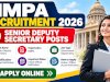 NMPA Recruitment 2026: Senior Deputy Secretary Posts – Eligibility, Selection Process and How to Apply