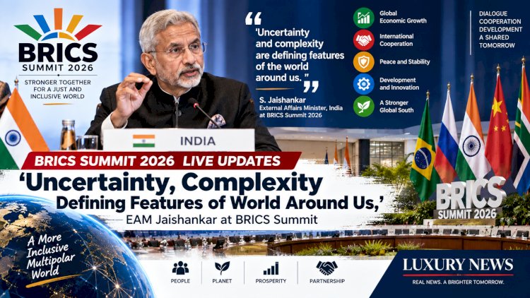 BRICS Summit 2026 Live Updates: ‘Uncertainty, Complexity Defining Features of World Around Us,’ Says EAM Jaishankar