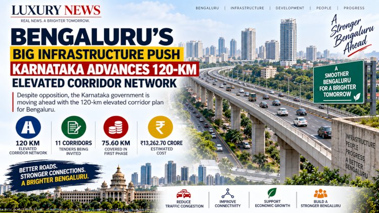 Bengaluru Set for 120-Km Elevated Corridor Network Amid Opposition