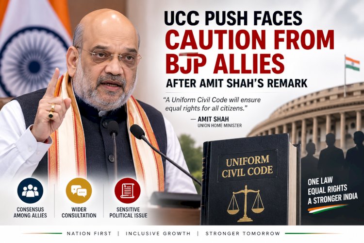 UCC Push Faces Caution from BJP Allies After Amit Shah’s Remark