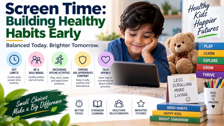 Screen Time: Building Healthy Habits Early