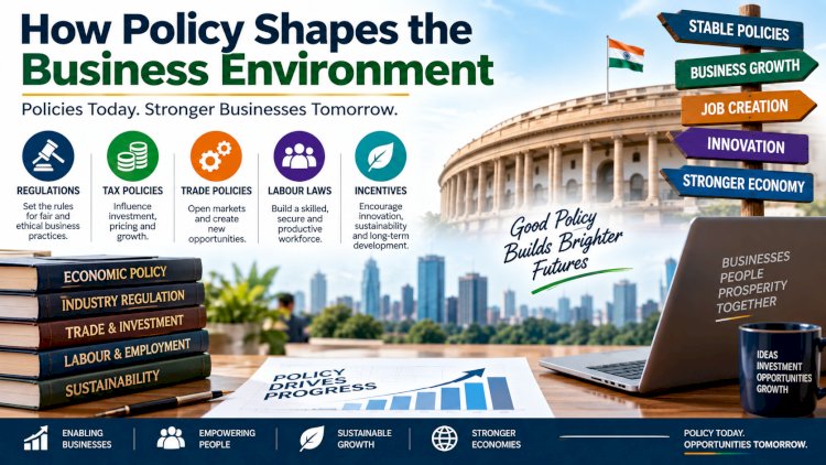 How Policy Shapes the Business Environment