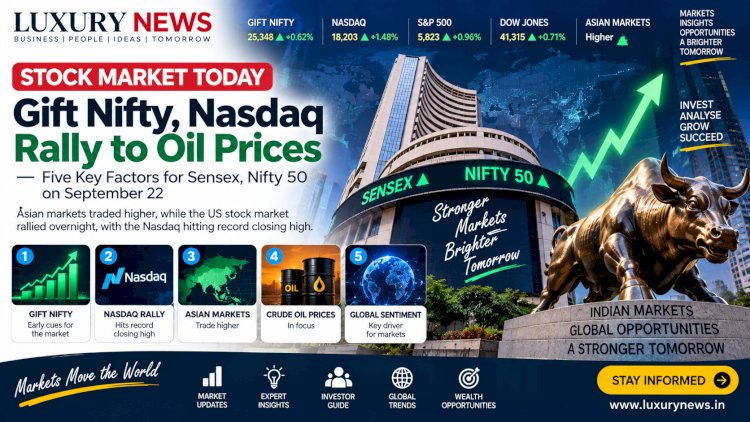 Stock Market Today: Five Key Factors to Watch for Sensex and Nifty 50 on September 22