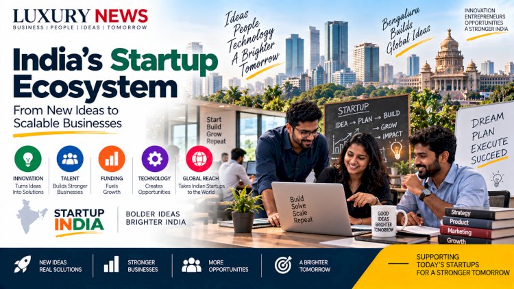 India’s Startup Ecosystem: From New Ideas to Scalable Businesses