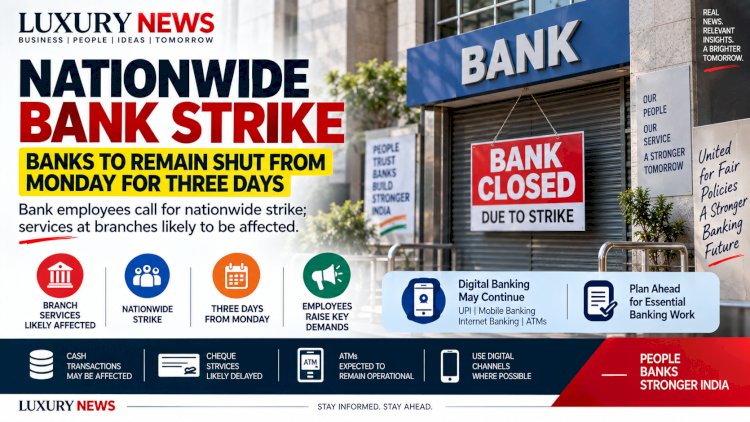 Nationwide Bank Strike: Banking Services Set to Be Affected as Employees Call for Three-Day Action