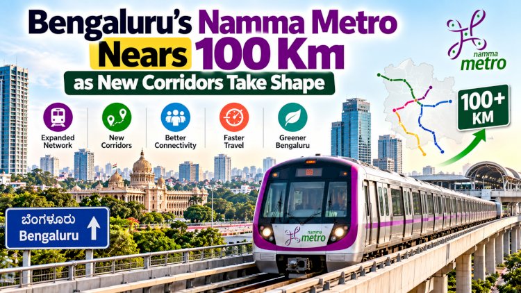 Bengaluru’s Namma Metro Nears 100 Km as New Corridors Take Shape