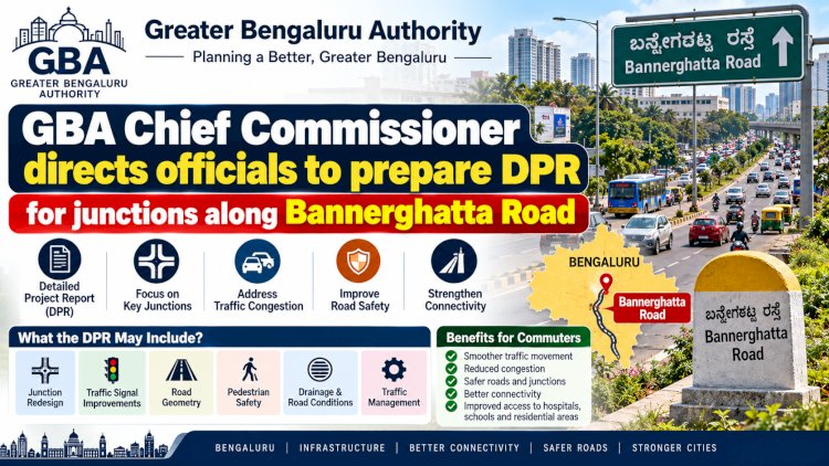 GBA Orders DPR for Bannerghatta Road Junction Improvements in Bengaluru