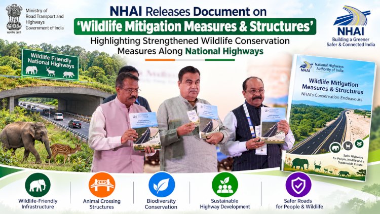NHAI Releases Document on ‘Wildlife Mitigation Measures & Structures’ Highlighting Strengthened Wildlife Conservation Measures Along National Highways