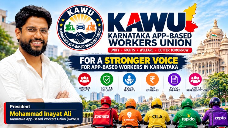 KAWU: Karnataka App-Based Workers Union Led by Mohammad Inayat Ali